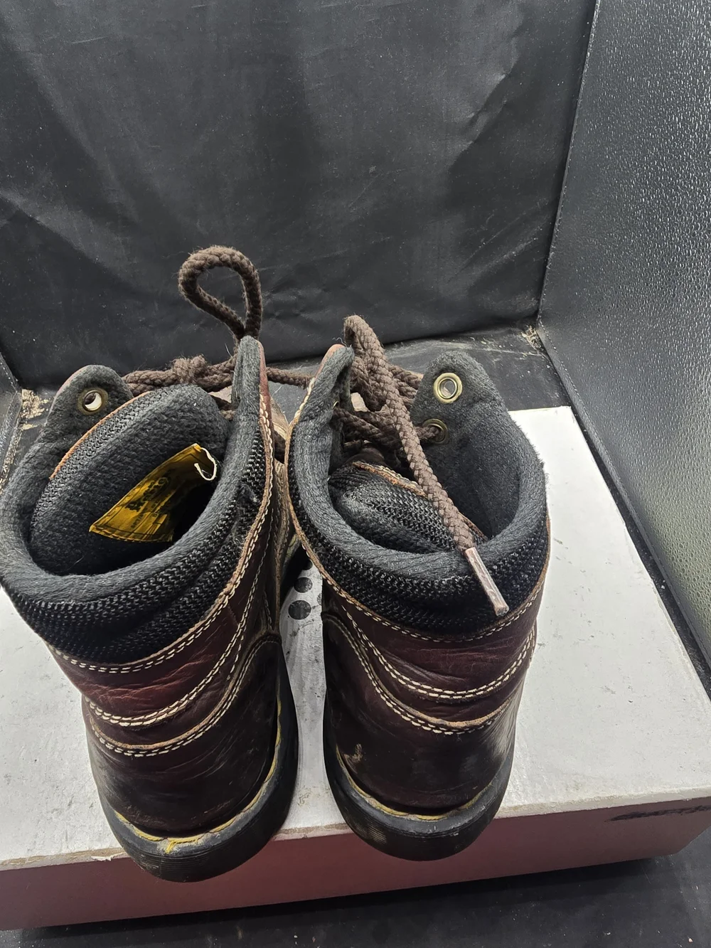 Dr. Martens Brown‎ Leather Lace-Up Work Boots